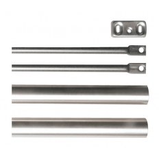 PRĘTY Z OSŁONAMI, WYSOKOŚĆ 2400mm, STAL NIERDZEWNA PRĘTY Z OSŁONAMI, WYSOKOŚĆ 2400mm, STAL NIERDZEWNA