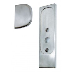 ZESTAW BELVEDERE DO ZAMKNIĘCIA CENTRALNEGO IDEA PUSH, Z OKUCIEM ZEWNĘTRZNYM IS-940-21*, LEWY, NIKLOWANY MATOWY