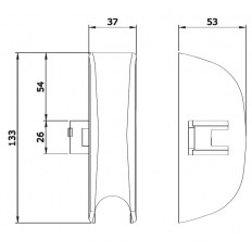 RYGLE BOK/BOK, PPOŻ., METALIZOWANE SZARE RYGLE BOK/BOK, PPOŻ., METALIZOWANE SZARE