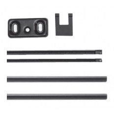 PRĘTY Z OSŁONAMI, WYSOKOŚĆ 3400mm, CZARNE