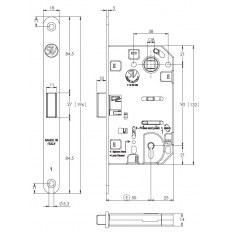 ZAMEK MAGNETYCZNY 90KL E=50mm NIKLOWANY MATOWY ZAMEK MAGNETYCZNY 90KL E=50mm NIKLOWANY MATOWY