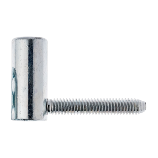 GÓRNA CZĘŚĆ ZAWIASU OT P50 150 M7x40mm GALWANIZOWANA NA BIAŁO