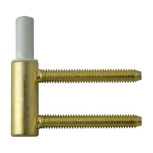 DOLNA CZĘŚĆ ZAWIASU OT 101 135 Z NYLONEM M7x50mm (2T) GALWANIZOWANA NA ŻÓŁTO