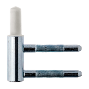 DOLNA CZĘŚĆ ZAWIASU OT 101 150 Z NYLONEM GALWANIZOWANA NA BIAŁO