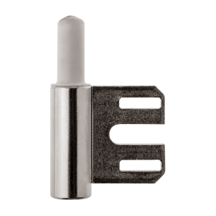 DOLNA CZĘŚĆ ZAWIASU OT 102 150 Z NYLONEM Z PŁYTKĄ DO STALI NIKLOWANA