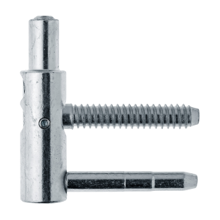 DOLNA CZĘŚĆ ZAWIASU EXACTA 3-D OT 495 160 7,8x45mm (2T) Z ZABEZPIECZENIEM GALWANIZOWANA NA BIAŁO