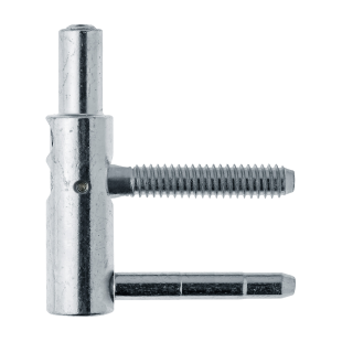 DOLNA CZĘŚĆ ZAWIASU EXACTA 3-D OT 495 200 9,5x55mm (2T) Z ZABEZPIECZENIEM GALWANIZOWANA NA BIAŁO