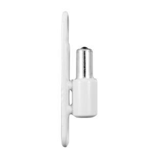 DOLNA CZĘŚĆ ZAWIASU OT P09 130 PLASTYFIKOWANA BIAŁA RAL 9010