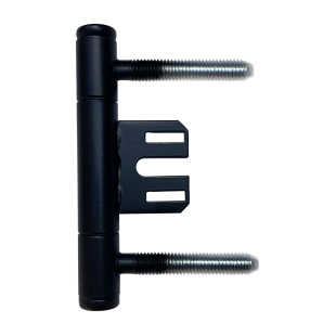 ZAWIAS OT 335 150 Z PŁYTKĄ LAKIEROWANY NA CZARNO RAL 9005