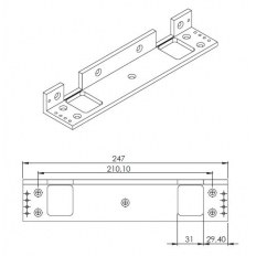 ZESTAW MONTAŻOWY "L" DO ZWORY ELEKTROMAGNETYCZNEJ M33 ZESTAW MONTAŻOWY "L" DO ZWORY ELEKTROMAGNETYCZNEJ M33