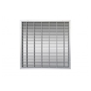 KRATKA WENTYLACYJNA G8HD szer.300mm x wys.200mm PPOŻ. 60 min. SREBRNA F1