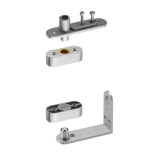 ZAWIAS PIVOT DO OŚCIEŻNICY, DO 100 kg, STAL NIERDZEWNA