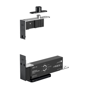 ZAWIAS HYDRAULICZNY PIVOT 100 EDGE, DO 100 kg, PRZYTRZYMANIE OTWARCIA, CZARNY PVD