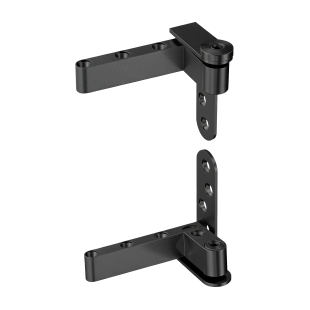 ZAWIAS PIVOT 40 OFFSET, JEDNOKIERUNKOWY, DO 40 kg, CZARNY PVD