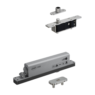 ZAWIAS HYDRAULICZNY PIVOT 200 PLUS, DO 200 kg, SREBRNY