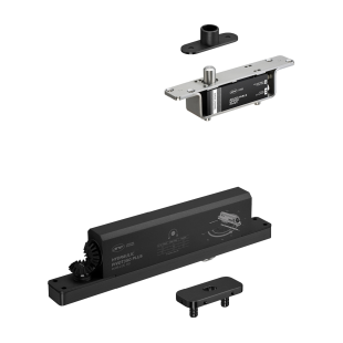 ZAWIAS HYDRAULICZNY PIVOT 350 PLUS, DO 350 kg, PRZYTRZYMANIE OTWARCIA, CZARNY PVD