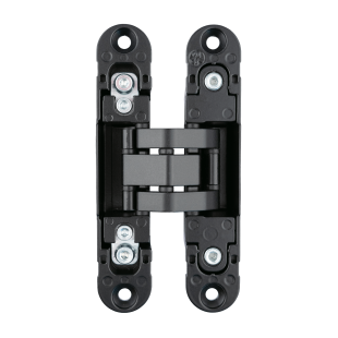 ZAWIAS WPUSZCZANY INVISACTA 230 3-D 60 KG LAKIEROWANY NA CZARNO RAL 9005