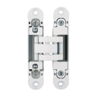 ZAWIAS WPUSZCZANY INVISACTA 230 3-D 60 KG LAKIEROWANY NA BIAŁO RAL 9016
