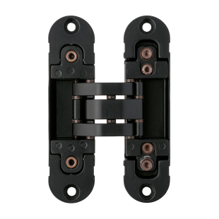 ZAWIAS WPUSZCZANY INVISACTA 300 3-D 60 KG LAKIEROWANY NA CZARNO RAL 9005