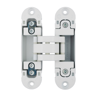 ZAWIAS WPUSZCZANY INVISACTA 300 3-D 60 KG LAKIEROWANY NA BIAŁO RAL 9016