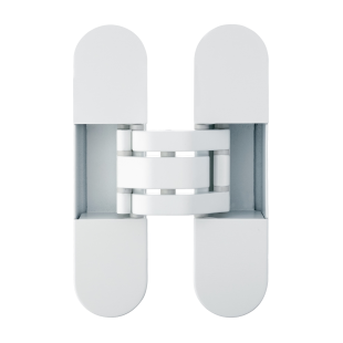 ZAWIAS WPUSZCZANY INVISACTA 305 3-D TPP 40 KG [Z NASADKAMI ALUMINIOWYMI] LAKIEROWANY NA BIAŁO