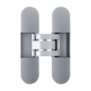 ZAWIAS WPUSZCZANY INVISACTA 305 3-D TPP 40 KG [Z NASADKAMI GC300010J102] CHROMOWANY MATOWY