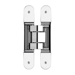 ZAWIAS WPUSZCZANY INVISACTA 310 3-D 120 KG (4 NAKŁADKI) CHROMOWANY BŁYSZCZĄCY