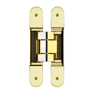 ZAWIAS WPUSZCZANY INVISACTA 310 3-D 120 KG (4 NAKŁADKI) POZŁACANY