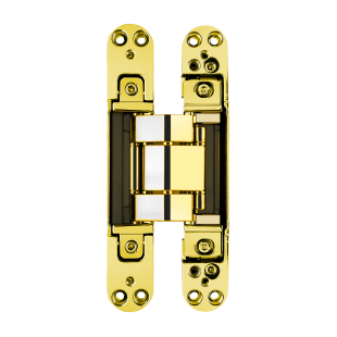 ZAWIAS WPUSZCZANY INVISACTA 310 3-D 120 KG (4 NAKŁADKI) POZŁACANY