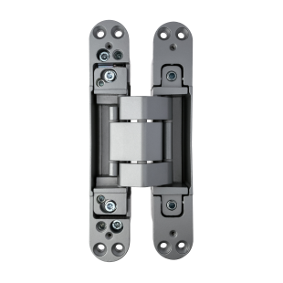 ZAWIAS WPUSZCZANY INVISACTA 311 3-D 140 KG (4 NAKŁADKI, WKRĘTY) CHROMOWANY MATOWY