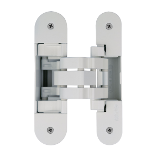 ZAWIAS WPUSZCZANY INVISACTA 570 3-D 60 KG (4 NAKŁADKI PRZYKRĘCANE) LAKIEROWANY NA BIAŁO RAL 9016