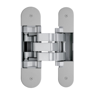 ZAWIAS WPUSZCZANY INVISACTA 570 3-D 60 KG (4 NAKŁADKI PRZYKRĘCANE) CHROMOWANY MATOWY