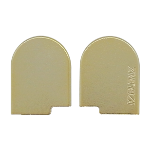 NAKŁADKA NA ZAWIAS K1019, POZŁACANA BŁYSZCZĄCA [OPAKOWANIE 120 SZT.]