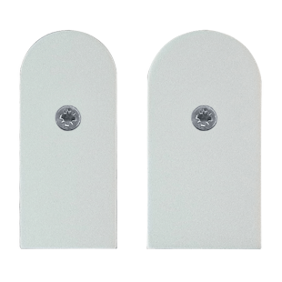 NAKŁADKA NA ZAWIAS K2460 (WKRĘCANA) [DUŻA 20 SZT. + MAŁA 20 SZT.], CHROMOWANA MATOWA