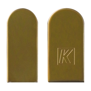 NAKŁADKA NA ZAWIAS K2460 [DUŻA 20 SZT. + MAŁA 20 SZT.], MOSIĄDZ LAKIEROWANY