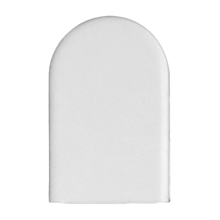 NAKŁADKA PLASTIKOWA NA ZAWIAS K6100, BIAŁA