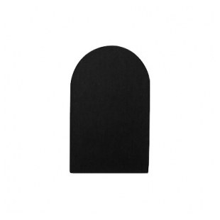 NAKŁADKA PLASTIKOWA NA ZAWIAS K6100, CZARNA