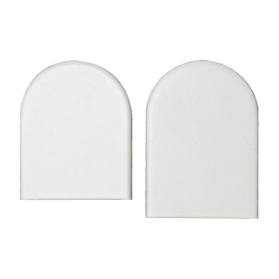 NAKŁADKA NA ZAWIAS K6200, LAKIEROWANA NA BIAŁO [OPAKOWANIE 36 SZT.]