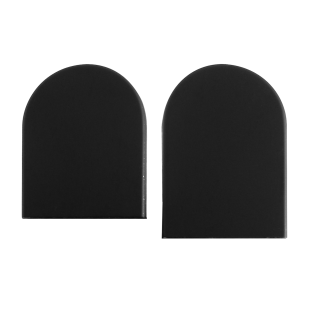 NAKŁADKA NA ZAWIAS K6200, LAKIEROWANA NA CZARNO [OPAKOWANIE 36 SZT.]