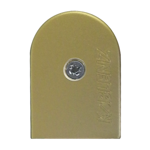 NAKŁADKA NA ZAWIAS K6200 (WKRĘCANA) DUŻA, NIKLOWANA MATOWA