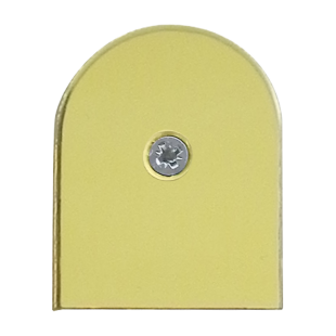 NAKŁADKA NA ZAWIAS K6200 (WKRĘCANA) MAŁA, POZŁACANA