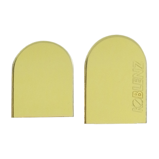 NAKŁADKA NA ZAWIAS K6200, POZŁACANA BŁYSZCZĄCA [OPAKOWANIE 36 SZT.]