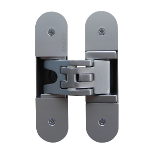 ZAWIAS WPUSZCZANY KUBICA K6200 HD (WKRĘCANE NAKŁADKI) CHROMOWANY MATOWY