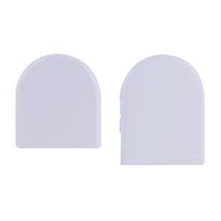 NAKŁADKA NA ZAWIAS K6700, LAKIEROWANA NA BIAŁO [OPAKOWANIE 36 SZT.]