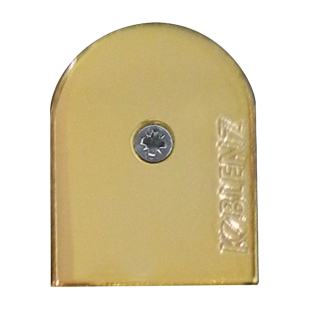 NAKŁADKA NA ZAWIAS K6700 (WKRĘCANA) DUŻA, POZŁACANA