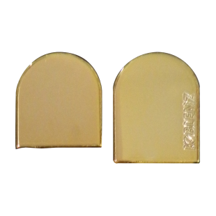 NAKŁADKA NA ZAWIAS K6700, POZŁACANA [OPAKOWANIE 36 SZT.]