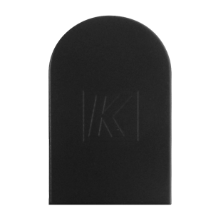 NAKŁADKA NA ZAWIAS K8080/K8120 [MAGNETYCZNA], LAKIEROWANA NA CZARNO [OPAKOWANIE 40 SZT.]