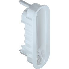 ZACZEP DO ZAMKA SPINOFF [WKRĘCANY], LAKIEROWANY NA BIAŁO