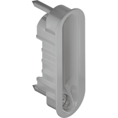 ZACZEP DO ZAMKA SPINOFF [WKRĘCANY], CHROMOWANY MATOWY