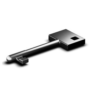 KLUCZ DO ZAMKA SPINOFF, CHROMOWANY MATOWY